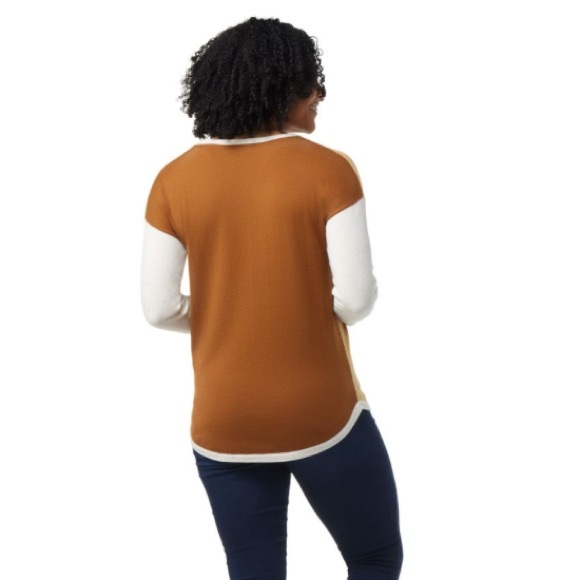 Smartwool Shadow Pine Color Block Sweater - Picture 2 of 5